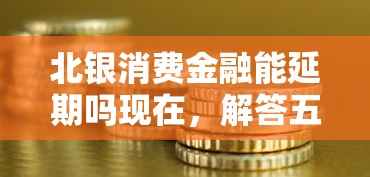 北銀消費(fèi)金融能延期嗎現(xiàn)在，解答五家2025最新62歲網(wǎng)貸平臺(tái)