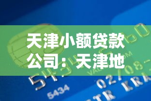 天津小額貸款公司：天津地區如何申請小額信貸服務