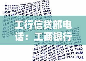 工行信貸部電話：工商銀行貸款咨詢熱線是多少
