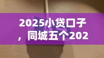 2025小貸口子，同城五個2025最新有逾期能過的貸款平臺