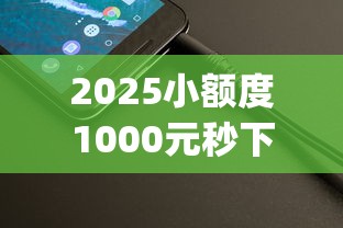 2025小額度1000元秒下款app，整理五個2025最新能下款的貸款平臺