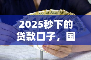 2025秒下的貸款口子，國內五大2025最新網貸平臺正規利息低