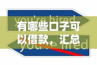 有哪些口子可以借款，匯總五個2025最新不看征信的貸款平臺一定能下款
