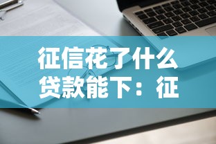 征信花了什么貸款能下：征信不良還能申請哪些貸款