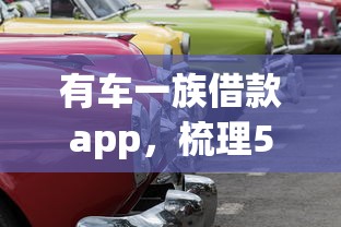 有車一族借款app，梳理5個2025最新2025高炮借款平臺黑口子鏈接