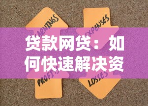 貸款網(wǎng)貸：如何快速解決資金周轉(zhuǎn)難題