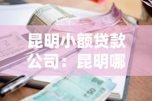 昆明小額貸款公司：昆明哪里能快速申請小額貸款
