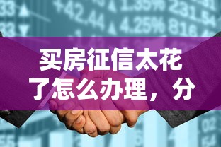 買房征信太花了怎么辦理，分析五個2025最新網貸都被拒絕了還有什么口子