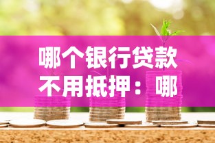 哪個銀行貸款不用抵押：哪些銀行提供無抵押貸款