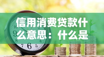 信用消費(fèi)貸款什么意思：什么是個人信用貸款