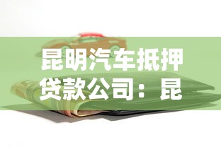 昆明汽車抵押貸款公司：昆明哪些機(jī)構(gòu)可辦理車輛抵押貸款
