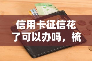信用卡征信花了可以辦嗎，梳理5個2025最新2025好下款的口子