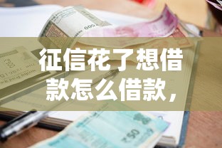 征信花了想借款怎么借款，探討五款2025最新十大貸款平臺排名不分先后
