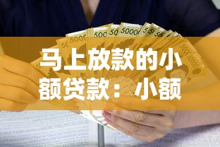 馬上放款的小額貸款：小額借款如何快速到賬