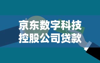 京東數(shù)字科技控股公司貸款，國內五大2025最新平臺可以大額貸款