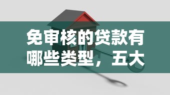 免審核的貸款有哪些類型，五大2025最新平臺能貸款