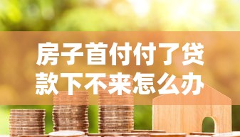 房子首付付了貸款下不來怎么辦：房貸審批失敗如何解決首付問題