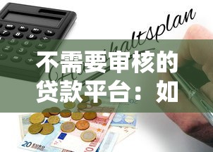 不需要審核的貸款平臺(tái)：如何快速獲得免審核貸款