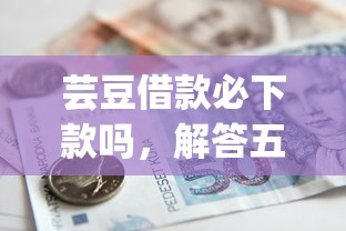 蕓豆借款必下款嗎，解答五家2025最新黑戶營業(yè)執(zhí)照貸款app口子