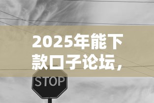 2025年能下款口子論壇，匯總五個(gè)2025最新黑到不能再黑都能下款的口子