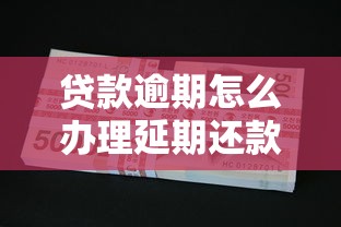 貸款逾期怎么辦理延期還款，匯總五個2025最新平臺借錢還不起怎么辦