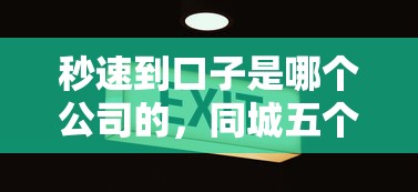 秒速到口子是哪個(gè)公司的，同城五個(gè)2025最新線上借錢的平臺(tái)100%能借到