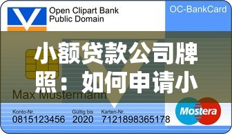 小額貸款公司牌照：如何申請(qǐng)小額信貸機(jī)構(gòu)許可