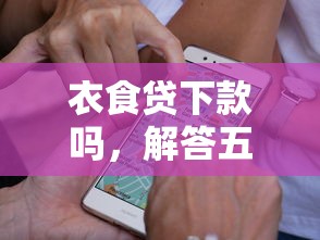 衣食貸下款嗎，解答五家2025最新平臺貸款額度高