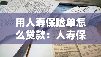 用人壽保險單怎么貸款：人壽保單如何申請貸款
