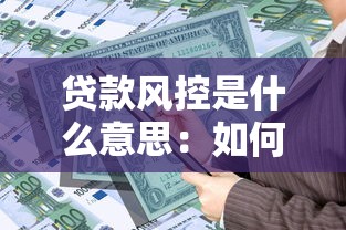 貸款風控是什么意思：如何有效控制貸款風險