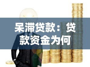 呆滯貸款：貸款資金為何長期閑置不用